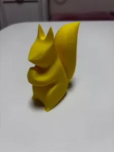 Yellow Squirrel Figurine