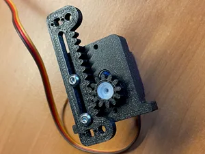 Linear servo actuator for SG90