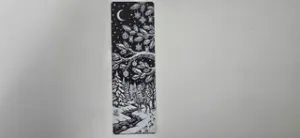 Christmas Reindeer Decorated Tree Bookmark