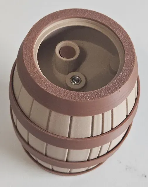 Inset M3 Nut for Barrel Coopers Puzzle Box Bottom Lid