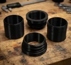 2.5" Threaded Vacuum Hose Adapters (Straight Slip & Tapered Ports) V2