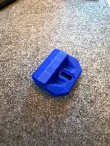 CNC Low Profile Pull Down Clamp with a slotted hole