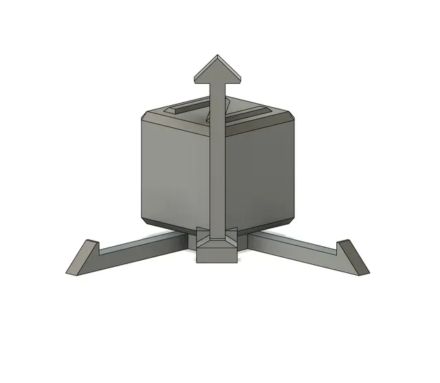 X, Y, Z Orientation Calibration Cube with Arrow Stand — Image 5 of 11