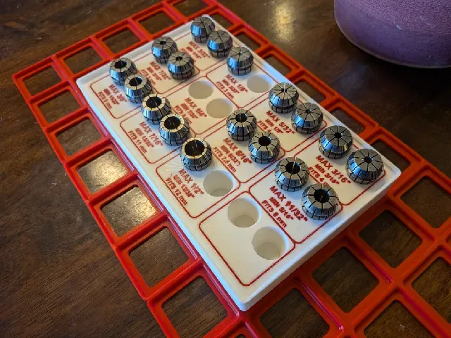 R20 Collet Storage Tray – Gridfinity Compatible — Image 2 of 3