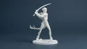 Zoey K-Pop Demon Hunters 3D Model