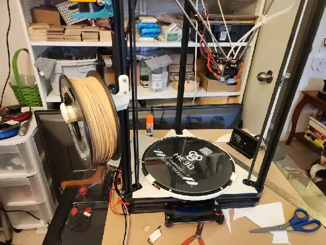 Spool holder & arm, side mounted / HE3D K280 / Delta / 20-2020 style — Фото 3 из 6