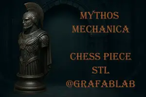 Mythos Mechanica "King" - chess piece