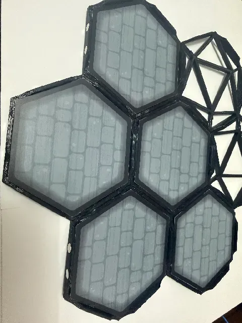 Barcadia Tile Frames - Magnetic Hex Tiles