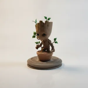 Chibi Groot From Guardians Of The Galaxy Figurine 3D Printable