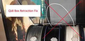 Qidi Box Filament Retraction Fix (Gear Pressure Spacer) Q2 Q2C Plus 4 Max 4