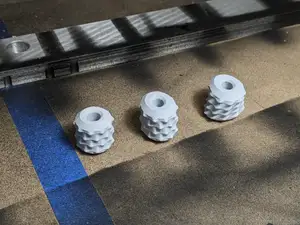 Large knurl / "spiky" 6mm paracord beads