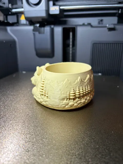 Sleeping Bear Candy Bowl-3D Print Model — Фото 4 из 5