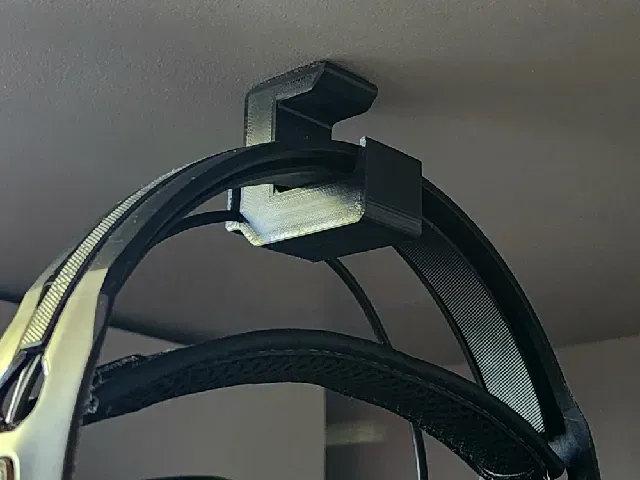 Under Desk Headphones Hanger (adhesive) — Фото 2 из 4