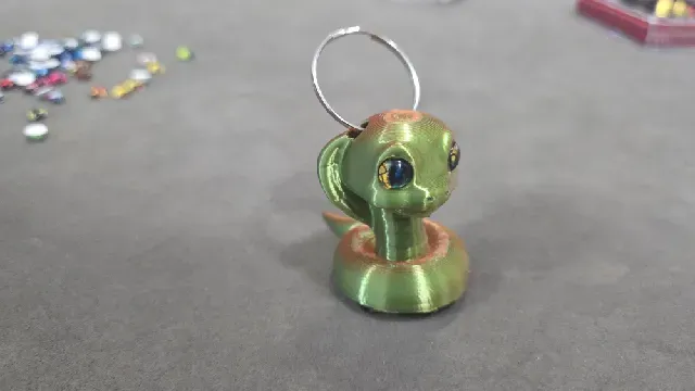 Cute cobra snake - 6mm + 8mm glass eye compatible — Фото 6 из 19