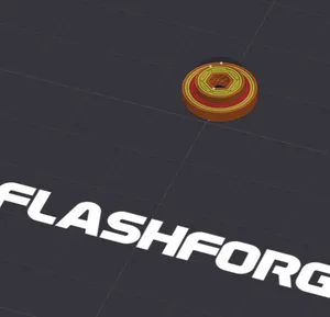 Flashforge AD5M Pro LED bar on AD5M with 3rd gen minimal enclosure bushings