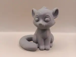 Chibi Ring-Tailed Lemur Figurine