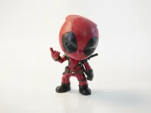 Chibi Deadpool Figurine Cute Collectible 3D Printable