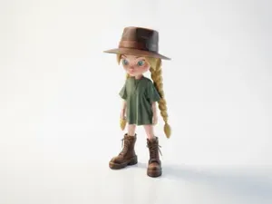 Goth Girl Figurine Movies & TV 3D Printable
