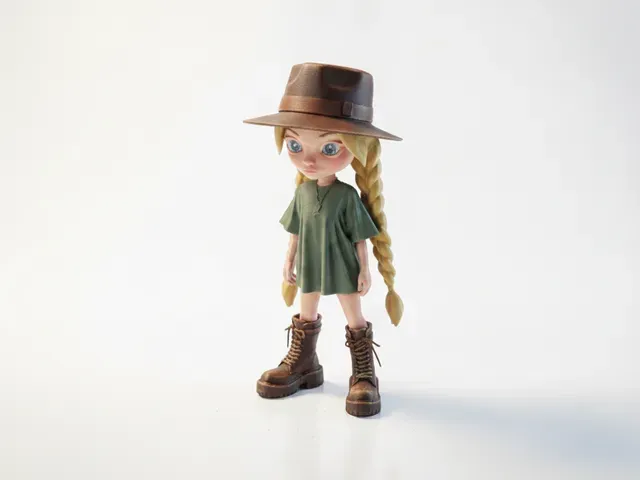 Goth Girl Figurine Movies & TV 3D Printable