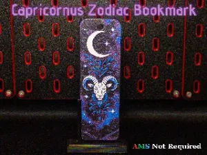 Capricornus Hueforge Bookmark - Zodiac