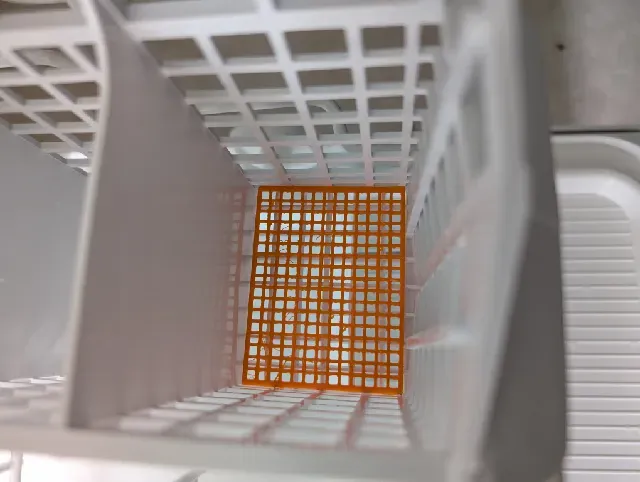 Dishwasher basket bottom for chopsticks & small items