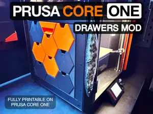 Prusa CORE One/+ Drawers Mod