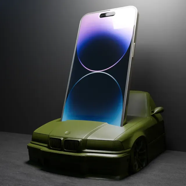 BMW E36 M3 Phone Stand