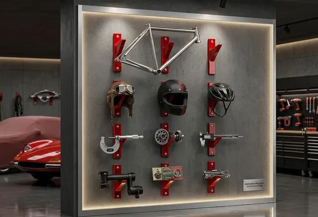 Heavy Duty Red Garage Wall Hook — Image 2 of 5