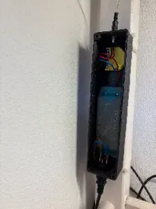 Enclosure for LED-Driver (Power Supply 24V) and LED-Shelly