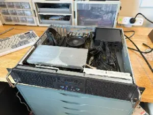 Custom 2U blower style shroud for MSI GeForce RTX 4070 Ventus 2X