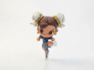 Chibi Chun Li Fighter Figurine 3D Printable