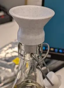 Small funnels for Sodastream and flip-top style water bottles