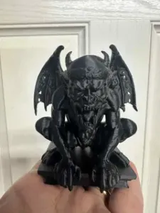 Christmas Ferocious Winged Gargoyle Sentinel Statue