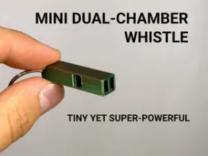 Mini Dual Chamber Whistle