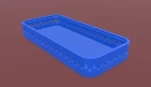 Low Profile (220 x 100 x 30) Tray And Lid