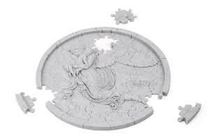 3D Jigsaw Puzzle - relief sculpture