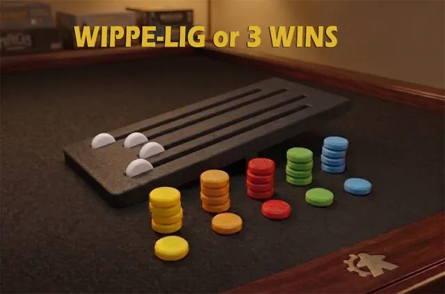 WIPPE-LIG (3 WINS) Balancing Game (3-5 Players)