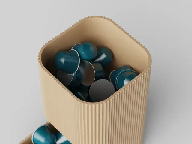 Coffee Capsule Holder - Zigzag Pattern - Nespresso Vertuo Dolce Gusto Pod Organizer — Image 8 of 11