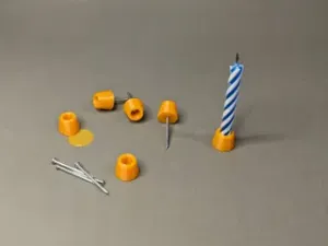 Candle Holder for Birthday Cake with nail