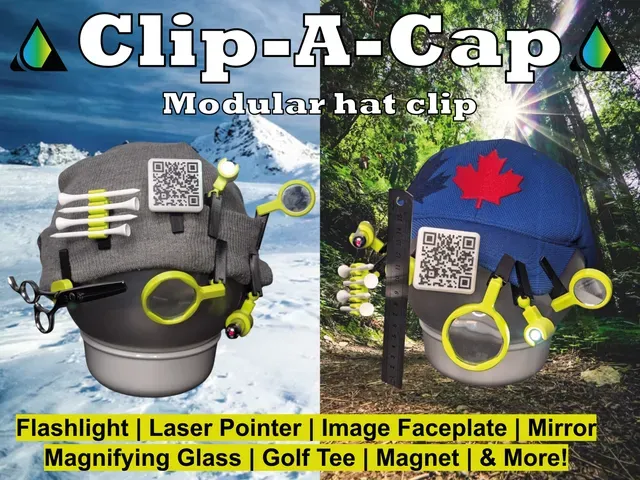 Clip-A-Cap (Modular Hat Clip + All Accessories)
