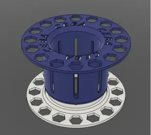 CEBA - 75 mm to 55 mm Spool Adapter for Multicolor Systems