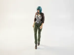 Ripped Lady Athletic Female Figure 3D Printable