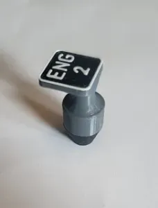 A320 engine start swich with DIY locking mechanism or mount for thrustmaster Airbus throttle