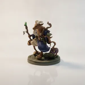 Chinese Zodiac Goat Warrior Sage Figurine 3D Printable
