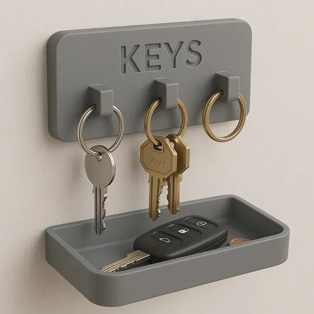 KeyNest – Wall Organizer & Catch-All Tray