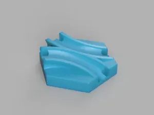 Marble elevated corner tile - Gravitrax compatible