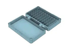 Plain Nozzle Box (print-in-place, MK8/V6/Volcano, remixed to use magnets)