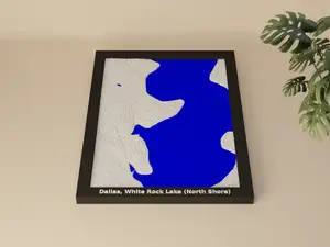 Dallas, White Rock Lake (North Shore), United States - 3D Miniature