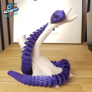 Articulated Snake – Two Sizes! + tree branch for posing