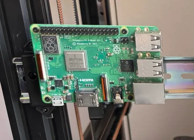 Raspberry Pi DIN Rail Mount (also compatible with BTT SKR Pico)